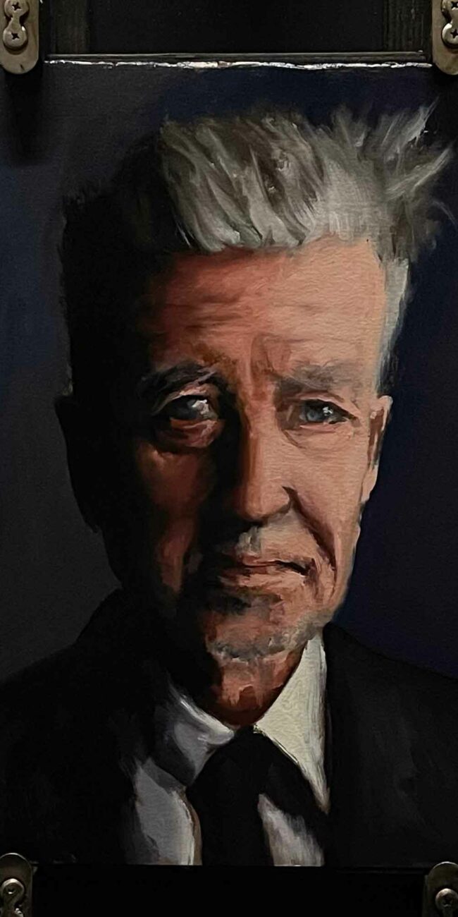 David Lynch Oil Painting Portrait